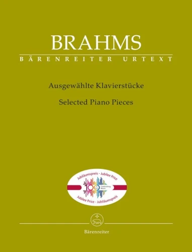 Johannes Brahms: Selected Piano Pieces - 7 lirycznych utworów - nuty na fortepian