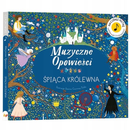 Muzyczne opowieści - Śpiąca królewna - książeczka dźwiękowa dla dzieci