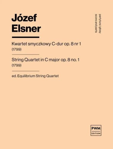 Józef Elsner: Kwartet smyczkowy C-dur op. 8 nr 1 (1799) - nuty na kwartet smyczkowy
