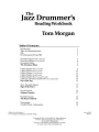 Tom Morgan: The Jazz Drummer's Reading Workbook (+ audio online) - podręcznik dla perkusistów - nuty na perkusję