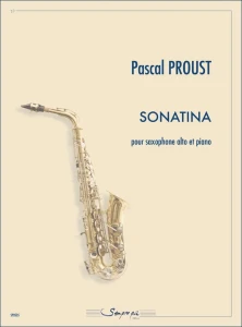Pascal Proust: Sonatina pour saxophone alto et piano - nuty na saksofon altowy i fortepian