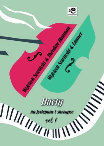 Duety na fortepian i skrzypce vol. 1 - Wojciech Sowiński, Théodore Hauman, Launer - nuty na skrzypce z fortepianem