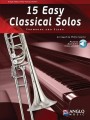 15 Easy Classical Solos for Trombone and Piano - Philip Sparke (+ audio online) - nuty na puzon i fortepian dla początkujących