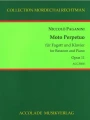 Niccolo Paganini: Moto Perpetuo op. 11 for Bassoon and Piano - Mordechai Rechtman - nuty na fagot i fortepian