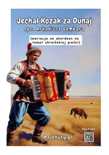 Jechał Kozak za Dunaj (wariacje) - Arkadiusz Gembara - nuty na akordeon solo klawiszowy lub guzikowy