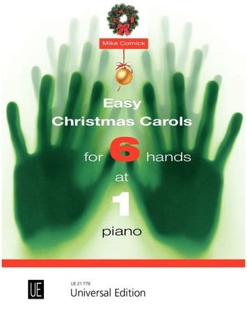 Mike Cornick: Easy Christmas Carols for 6 Hands at 1 Piano - łatwe kolędy - nuty na fortepian na sześć rąk