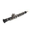 Przypinka obój - czarny miniaturowy instrument w pudełku prezentowym - wpinka 7,5 cm