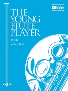Karen North: The Young Flute Player Book 1 (+ audio online) - szkoła gry na flecie poprzecznym dla początkujących dzieci