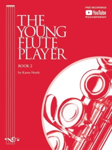 Karen North: The Young Flute Player Book 2 (+ audio online) - szkoła gry na flecie poprzecznym dla początkujących dzieci