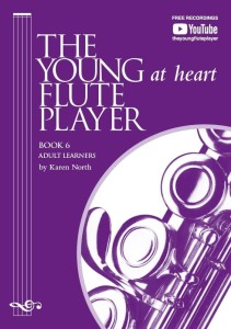 Karen North: The Young at heart Flute Player Book 6 (+ audio online) - szkoła gry na flecie poprzecznym dla początkujących dorosłych
