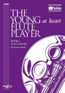 Karen North: The Young at heart Flute Player Book 6 (+ audio online) - szkoła gry na flecie poprzecznym dla początkujących dorosłych