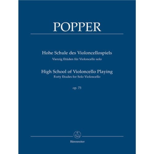 David Popper: High School of Violoncello Playing op. 73 - 40 etiud na wiolonczelę solo