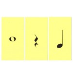 Music Flash Cards Set A - karty do teorii muzyki, nauki nut, rytmów i oznaczeń muzycznych