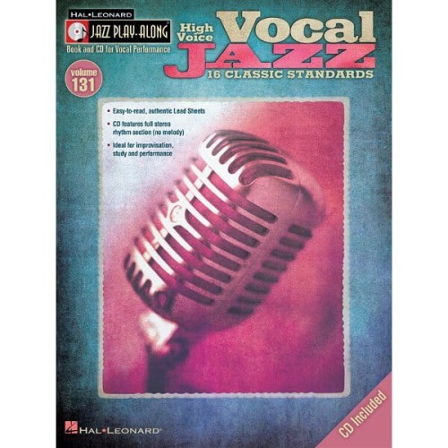 Jazz Play-Along Volume 131: Vocal Jazz (High Voice) - nuty na głos wysoki dla wokalistów jazzowych (+ płyta CD)
