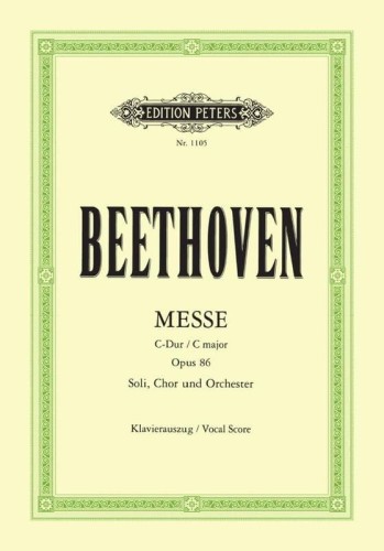 Ludwig van Beethoven: Messe C-Dur op. 86 - Mass in C major - Msza C-Dur - nuty na chór + wyciąg fortepianowy