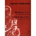 Melodia na skrzypce i fortepian op. 21 nr 1 - nuty na skrzypce - Zygmunt Noskowski