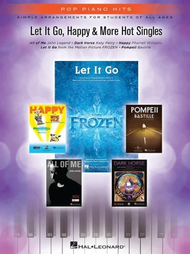 Pop Piano Hits: Let It Go, Happy & More Hot Singles - proste nuty na pianino dla uczniów w każdym wieku
