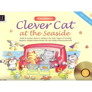 Mike Cornick - Clever Cat at the Seaside (+ płyta CD) - duety ucznia z nauczycielem dla początkujących