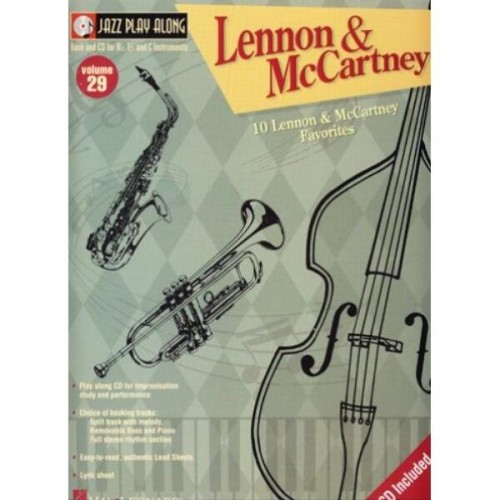 Lennon & McCartney Jazz Play Along Volume 29 - nuty na instrumenty C, Eb, Bb (+ płyta CD)