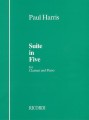 Paul Harris - Suite In Five for Clarinet and Piano - nuty na klarnet z fortepianem