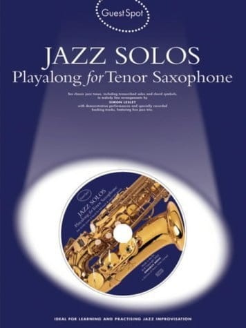 Guest Spot: Jazz Solos Playalong For Tenor Saxophone - Simon Lesley - nuty na saksofon tenorowy (+ płyta CD)