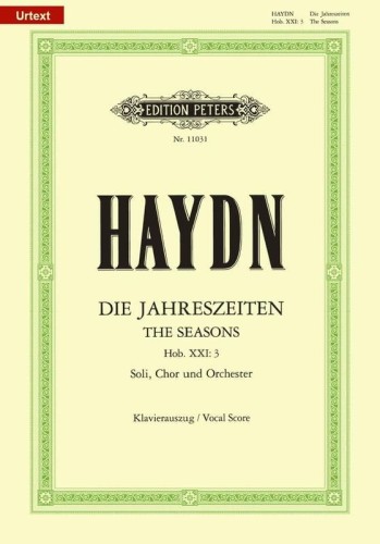 Joseph Haydn: Die Jahreszeiten Hob. XXI: 3 - The Seasons - Oratorium Pory roku - nuty na chór + wyciąg fortepianowy