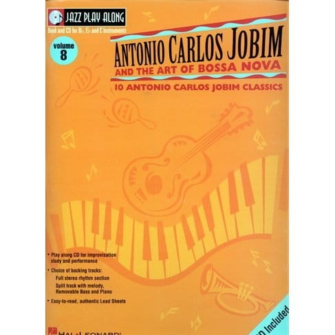 Antonio Carlos Jobim: Jazz Play Along Volume 8 (+ płyta CD) - nuty na instrumenty C, Eb, Bb