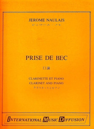Jerome Naulais: Prise De Bec for Clarinet and Piano - nuty na klarnet i fortepian