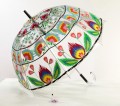 Folkowy parasol - wzór łowicki - średnica 88cm