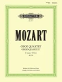 Wolfgang Amadeus Mozart: Oboenquartett F-Dur KV 370 - Oboe Quartet - nuty na obój z fortepianem - Peter Hodgson