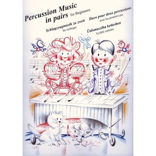 Percussion Music in Pairs for Beginners - Laszlo Zempleni - duety perkusyjne na wibrafon lub marimbę dla początkujących