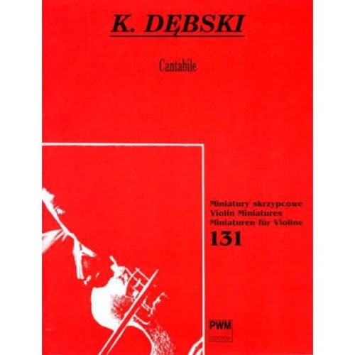 Cantabile na skrzypce i fortepian - nuty na skrzypce - Krzesimir Dębski