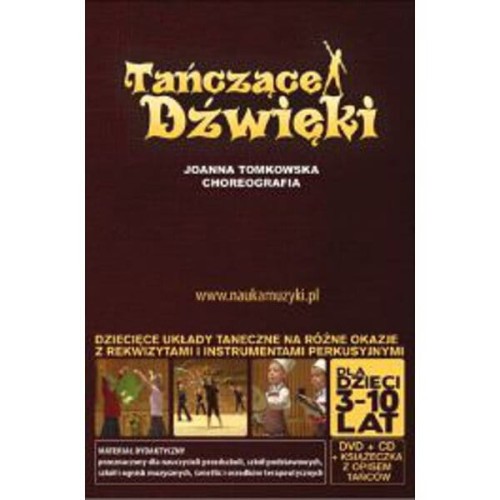 Tańczące dźwięki - DVD i książeczka - Joanna Tomkowska
