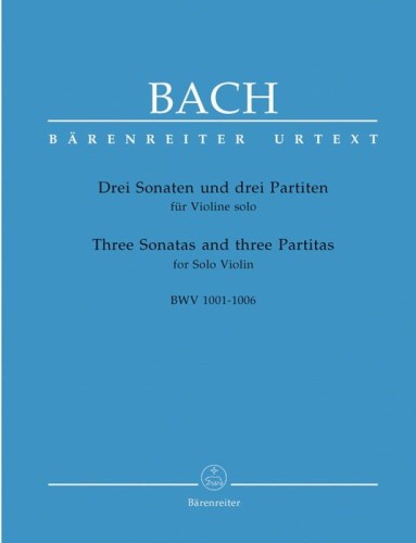 Jan Sebastian Bach - Trzy sonaty i trzy partity na skrzypce solo BWV 1001-1006