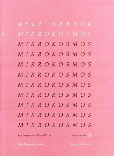 Bela Bartok - Mikrokosmos vol. 6 - nuty na fortepian solo
