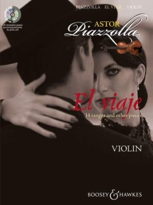 Astor Piazzolla: El Viaje Violin (+ płyta CD) - 14 tang i innych utworów na skrzypce i fortepian
