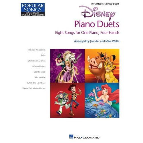 Popular Songs: Disney Piano Duets - Jennifer Watts, Mike Watts - nuty na fortepian na cztery ręce