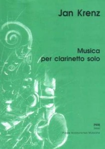 Musica per clarinetto solo - nuty na klarnet - Jan Krenz