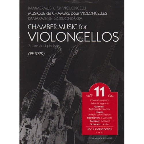 Chamber Music for violoncellos 11 - Arpad Pejtsik - muzyka kameralna na 3 wiolonczele