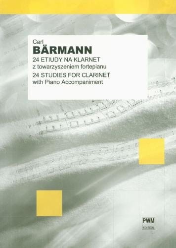 24 etiudy na klarnet i fortepian - Carl Barmann