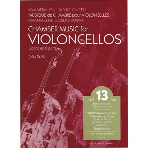 Chamber Music for violoncellos 13 - Arpad Pejtsik - muzyka kameralna na 4 wiolonczele