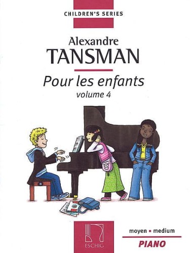 Aleksander Tansman - Pour les enfants 4 - nuty na fortepian w łatwym układzie