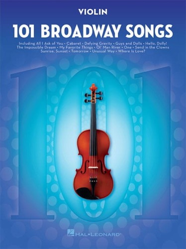 101 Broadway Songs: Violin - nuty na skrzypce