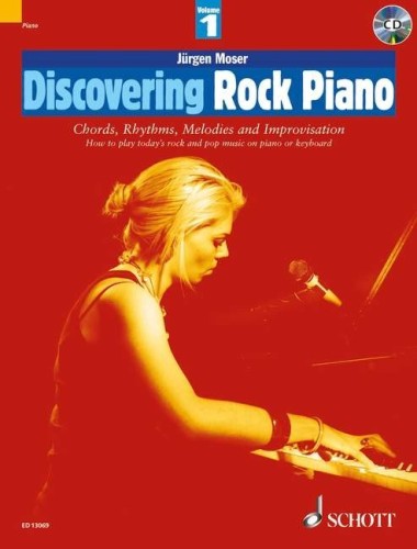 Discovering Rock Piano 1 (+ płyta CD) - Jurgen Moser - przewodnik jak grać rock i pop na fortepianie