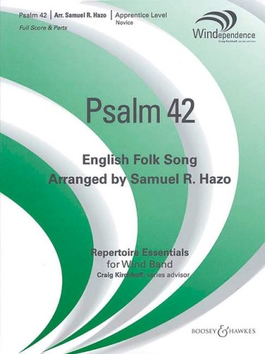 Windependence: Psalm 42 - English Folk Song (Score & Parts) - Samuel R. Hazo - nuty na młodzieżową orkiestrę dętą