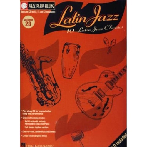 Latin Jazz Jazz Play Along Volume 23 - nuty na instrumenty C, Eb, Bb (+ płyta CD)