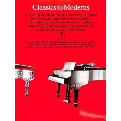 Classics To Moderns 1 - nuty na fortepian solo