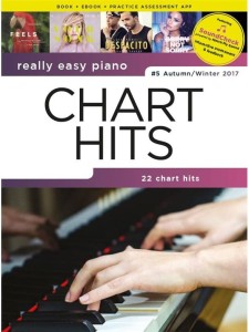 Really Easy Piano: Chart Hits 5 - Autumn / Winter 2017 - łatwe utwory na fortepian (+ audio online)