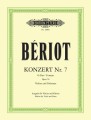 Charles Auguste de Bériot: Konzert Nr. 7 G-dur op. 76 fur Violine und Orchester - VII koncert skrzypcowy - nuty na skrzypce i fortepian