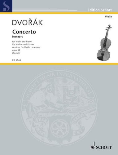 Antonin Dvorak: Konzert a-Moll op. 53 fur Violine and Klavier - nuty na skrzypce i fortepian